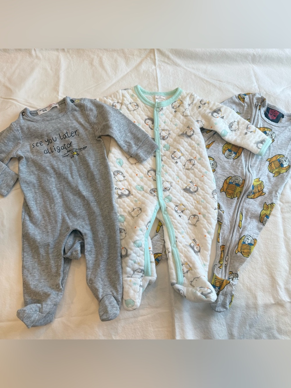 Baby Onesie Bundle Size 0-6 Months #Lux-K1